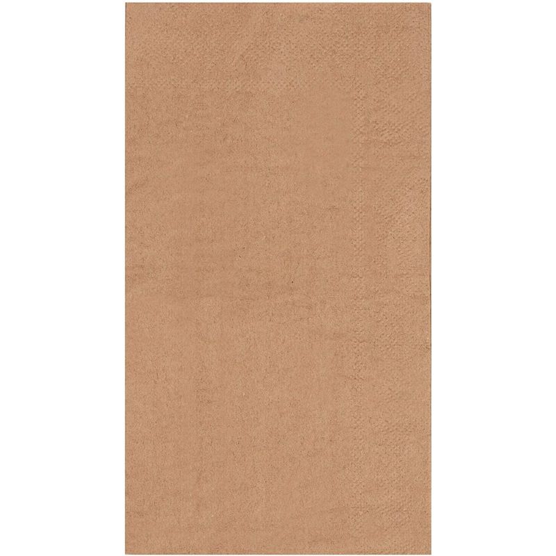 Juvale 200-Pack Disposable Bamboo Kraft Paper Cocktail Napkins 7.8"x4.4" Brown Party Supplies, 1 of 8