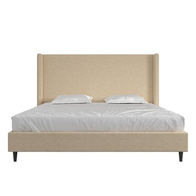 RealRooms Evie Upholstered Wingback Bed