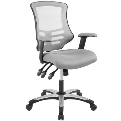 Modway Calibrate Mesh Office Chair Gray