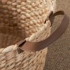 SEVOBAL Laundry Bags and Baskets Wicker Soft and Spacious Storage, Neutral Round Basket for Dirty Clothes in Home Organization, Beige, - 4 of 4