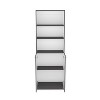 NicBex Bookcases for Living Room 71.7" H Storage Cabinet Bookshelf with 5 Shelves and 2 Doors for Home Office - 4 of 4