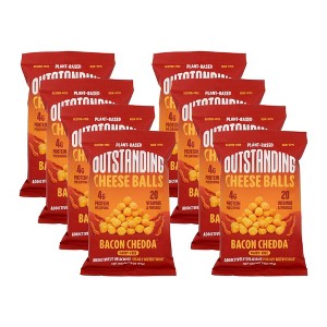 Outstanding Foods Bacon Chedda Cheese Balls - Case of 8/3 oz - 1 of 4