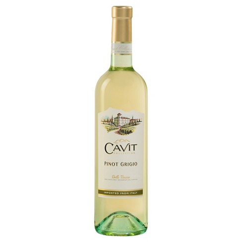 Cavit Pinot Grigio White Wine - 750ml Bottle : Target