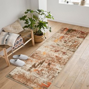 Washable area carpet, abstract carpet, soft living room carpet, living room bedroom dining room carpet - 1 of 4