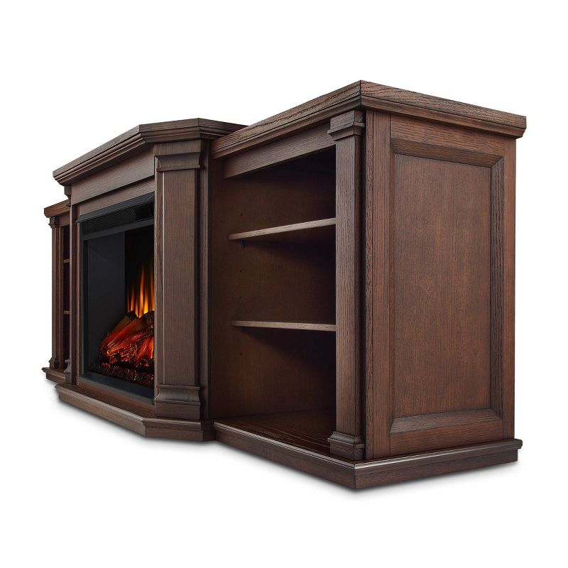 Real FlameValmont Electric TV Media Fireplace Dark Brown, 4 of 12