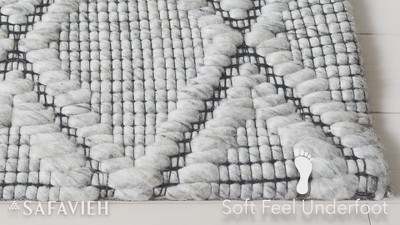 Elegant Marbella Handwoven Flatweave Black & Ivory Wool Rug