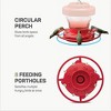 Detachable Hummingbird Feeder, Large 8 Port Nectar Capacity, Hanging Water Station with Hook for Easy Installation - 3 of 4