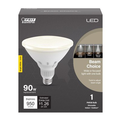 Feit Electric PAR38 E26 (Medium) LED Bulb Bright White 90 Watt Equivalence 1 pk