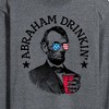 Men's - Instant Message - Abraham Drinkin Long Sleeve Graphic T-Shirt - 2 of 4
