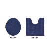 Lux Premium 100% Cotton Tufted Solid Reversible 2 Piece Bath Rug Set – Ultra-Soft, Water-Absorbent, Durable, Machine Washable Bathroom Rug - 2 of 4