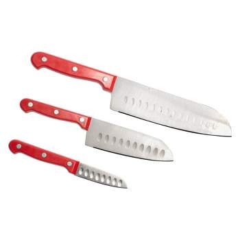 Kyocera Universal White Blade Ceramic Knife Block Set, Stainless Block :  Target