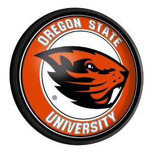 College Round Slimline Lighted Wall Sign - 1 of 1