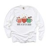 Simply Sage Market Women's Have A Cup Of Cheer Long Sleeve Garment Dyed Tee - 3 of 4