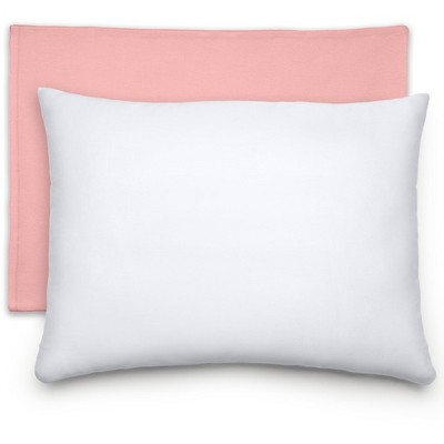 Toddler Pillow with Cotton Pillowcase, 13"x18", Kids Pillow for Sleeping by Comfy Cubs - 1 Pack