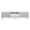 NicBex TV Stand Entertainment Center with Fluted Glass Doors for TVs up to 75 Inches for Living Room, Bedroom - 3 of 4