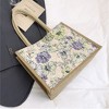 Anna-Kaci Women's Floral Linen - Polyester Tote Bag - Lightweight Floral Print Shopping Bag - 2 of 4