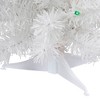 Northlight 1.5 FT Pre-Lit Snow White Artificial Christmas Tree, Multi Lights - image 4 of 4