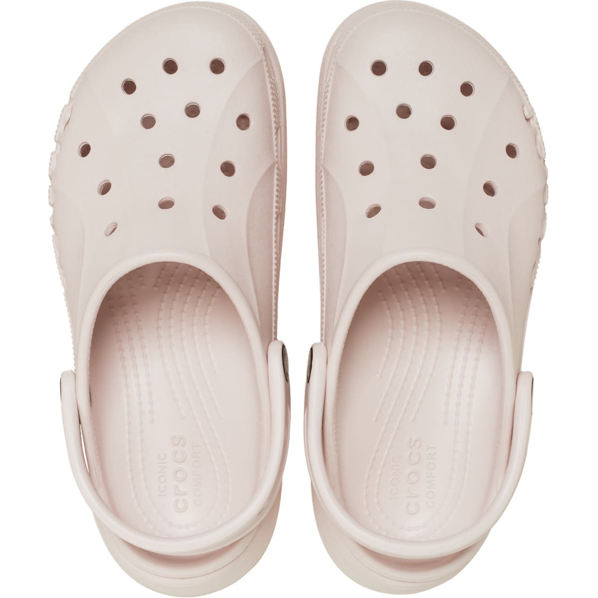 Женские сабо Crocs Women's Baya Clogs Platform Shoes, Barely Pink, W10 — фото 3