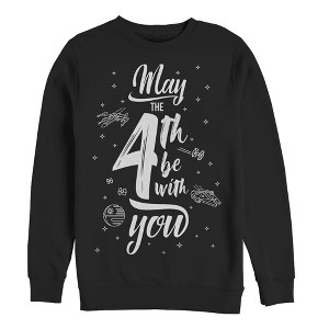 Men's Star Wars May the Fourth Starry Icons Sweatshirt - 1 of 3