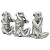 Adam & Friends See No Evil, Hear No Evil, Speak No Evil Sculpture | 3-Pack - 2 of 4