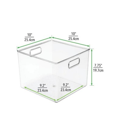 Apex Vanguards 4-Piece Clear Plastic Closet Storage