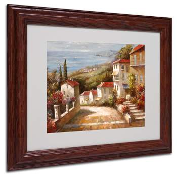 Trademark Fine Art - Joval 'Home In Tuscany' Matted Framed Art