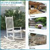 BestMassage Outdoor Rocking Chair Classic Wooden Patio Rocking Chair - 4 of 4