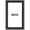 PosterPalooza | Photo Size Antique Black Picture Frame - UV Acrylic, Foam Board Backing, Hanging Hardware - 2 of 4