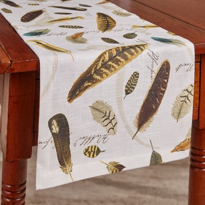 Park Designs Pheasant Run Table Runner - 54''L - White