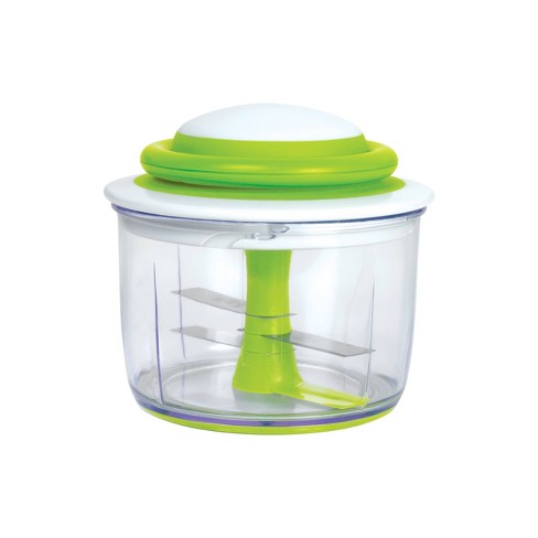 Brentwood Food Chopper And Vegetable Dicer With 6.75 Cup Storage Container  In Green : Target