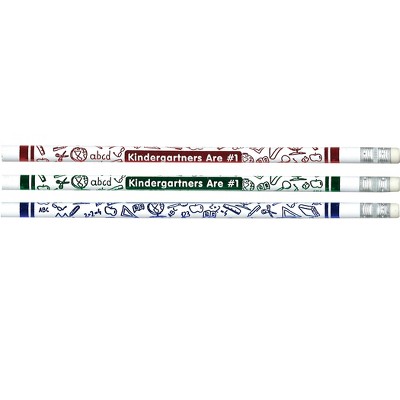 Moon Products Kindergartners Are #1 Pencils, 12 Per Pack, 12 Packs