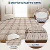 Solid Rug Living Room Area Rug 8x10 Modern Washable Rugs Large Stain Resistant Soft Low Pile Carpet with Non Slip Backing Geometric - 3 of 4