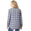 Woman Within Plus Size Classic Flannel Shirt - 3 of 4