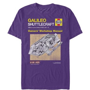 Men's Star Trek Galileo Shuttlecraft Owners' Workshop Manual T-Shirt - 1 of 3