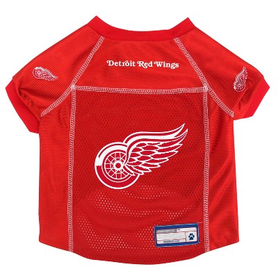 detroit red wings dog jersey