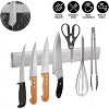 LunaLulinlk Magnetic Knife Holder Strip for Wall 12 Inch Stainless Steel Magnetic Knife Bar with Multipurpose Use as Magnetic Tool Holder - 4 of 4