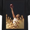 The Big Lebowski Dreams & Pins Adult Black Crew Neck Short Sleeve T-shirt - 2 of 3