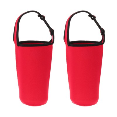 Unique Bargains Reusable Neoprene Insulated Waterproof Tumbler Carrier Holders 2 Pcs