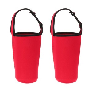 Unique Bargains Reusable Neoprene Insulated Waterproof Tumbler Carrier Holders 2 Pcs - 1 of 4