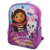 Gabbys Dollhouse 2 Piece Backpack Set, Pre-school Girls 16" Travel Bag, Pink - 2 of 3