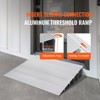 VEVOR Door Threshold Ramp, 5" Rise, 800 lbs Load Capacity, Door Ramp for Wheelchairs, Aluminum Threshold Ramp for Doorways, Modular Threshold Ramp - 3 of 4
