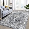 Hallway Runner Rug Washable Soft Vintage Area Rugs for Bedroom Living Room Kitchen Non Slip Floor Runner for Indoor Home Decor Stain - 3 of 4