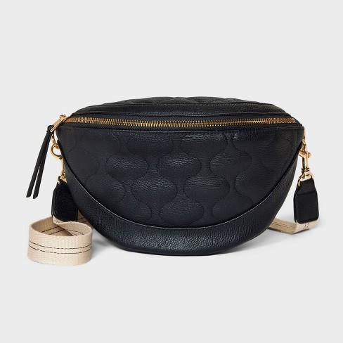 Belt Crossbody Bag Universal Thread Black Target