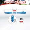 Unique Bargains Medium 2BA Thread Aluminum Dart Shafts with Rubber Rings for Steel Tip 8 Pcs - 2 of 4