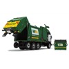 Mack TerraPro Refuse Garbage Truck w/Front End Loader and CNG Tailgate White and Green w/Bin 1/34 Diecast Model by First Gear - 3 of 4