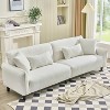 VASIP 97"Teddy Velvet Fashion Comfortable Sofa,Living Room, Bedroom, Reception Area, Office, Apartment. Soft for All Kinds of Living Space. - 2 of 4