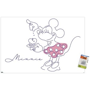 Trends International Disney Simple Moments Line Art - Minnie Mouse Unframed Wall Poster Prints - 1 of 4
