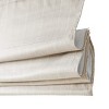 Dsvimoy Curtain Panel Basketweave Roman Shade Cordless for Contemporary Home Decor, Off-White, 11.42"*6.23"*7.48" - 4 of 4