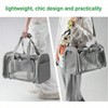 BABYYER Travel in Style: Portable Pet Carrier for Small Pets up to 15 Lbs- Airline Approved, Collapsible & Comfortable cat - 2 of 4