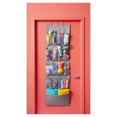 10 Shelf Hanging Shoe Storage Organizer Gray - Room Essentials™ : Target